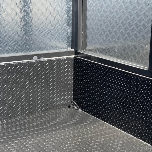 8x6 tipper trailer single axle 2 ton gvm