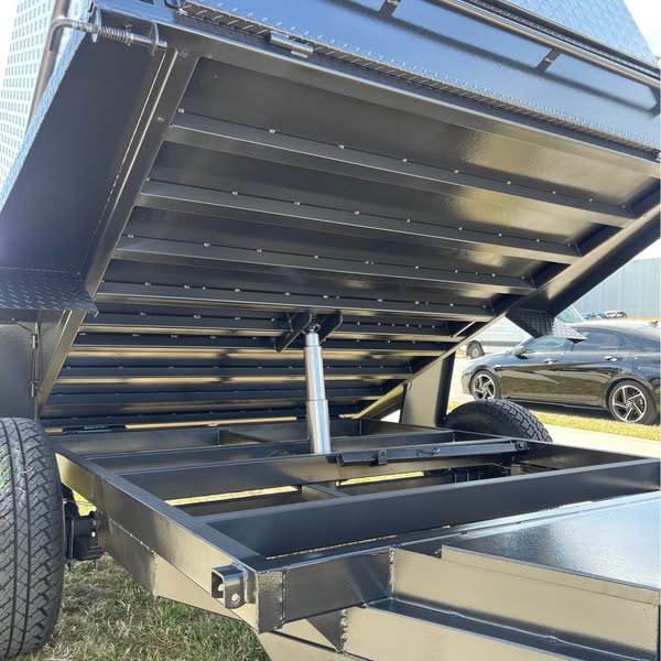 8x6 tipper trailer single axle 2 ton gvm