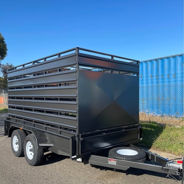 12'x6' stock crate / cattle crate / livestock trailer -3.5 ton gvm