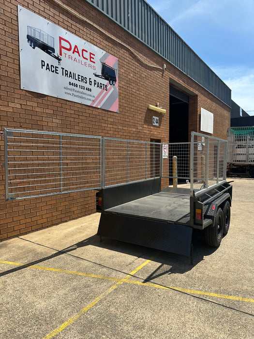 8x5 Box Trailer + 900mm High Cage