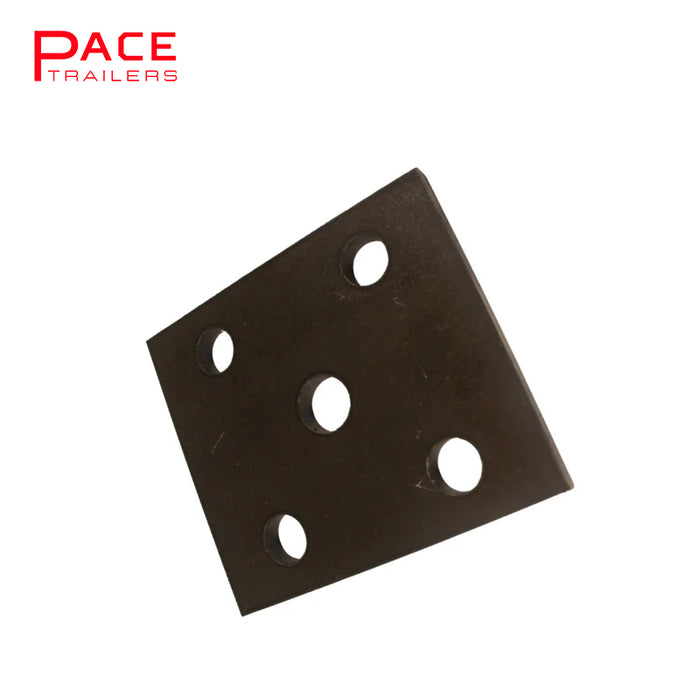 Fish Plates Natural 6mm to suit 45mm Springs (Round Holes)