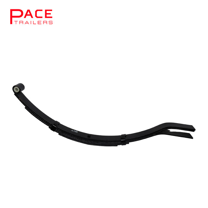 3 Leaf Eye to Slipper Spring Black (45x6mm)