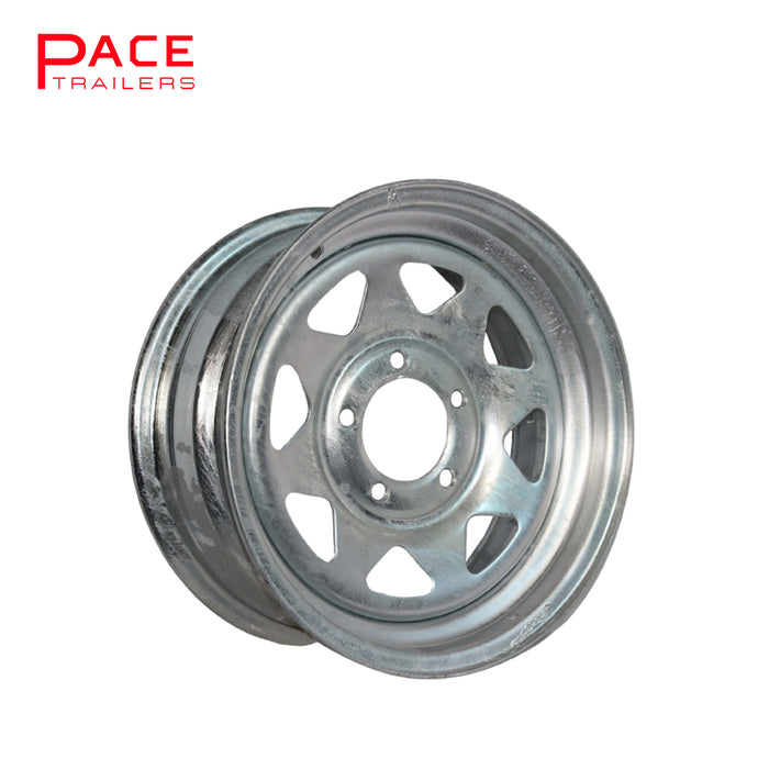 14x6" Ford Galvanised Sunraysia Rim
