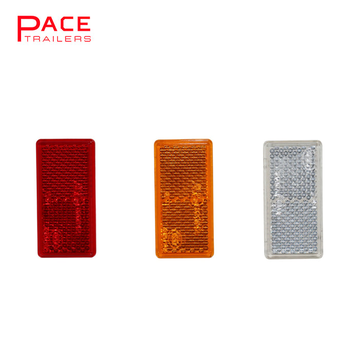 Reflector Red, Amber & White 75x22mm (CTA - 060412)