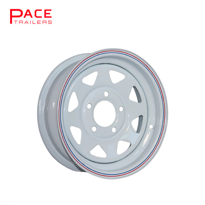 13x4.5" HT White Sunraysia Rim