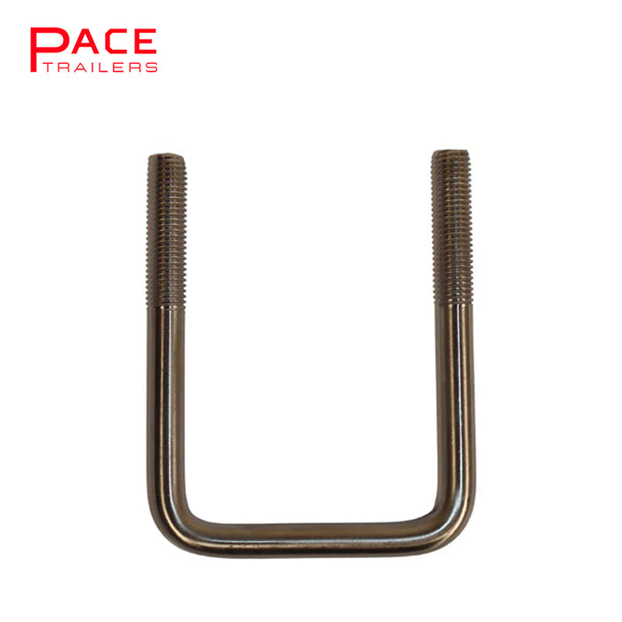 U Bolt 12 x 77 x 155mm Metric Threads SS 316 Grade