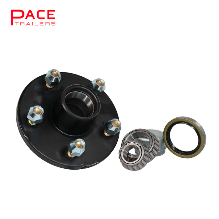 Hub 6" HT 5 Stud Holden bearings (LM) (JAPANESE BEARINGS)