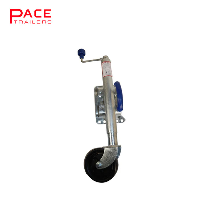 6 Inch Jockey Wheel Swing Up Bracket Galvanised