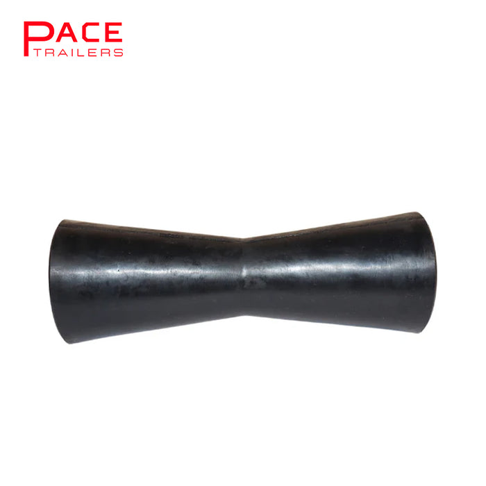 8 Inch Keel Roller Black with SS 304 Bush