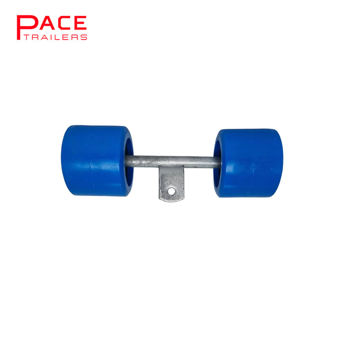 Wobble Roller Double Blue Assembly