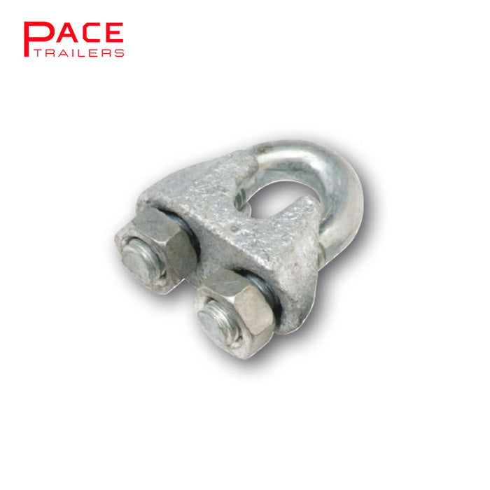 Cable Clamp 8mm Galvanised