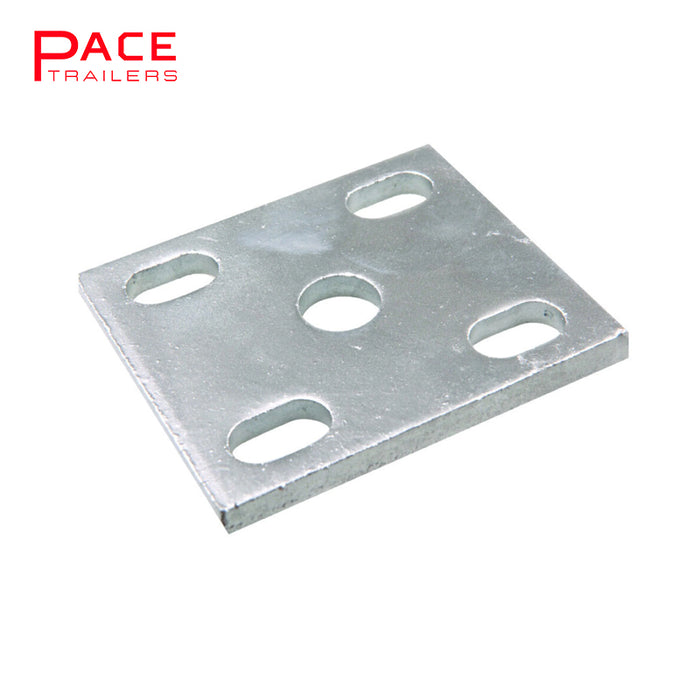 Fish Plate to suit 45mm Spring 39/40/45mm Axle Slotted Galvanised