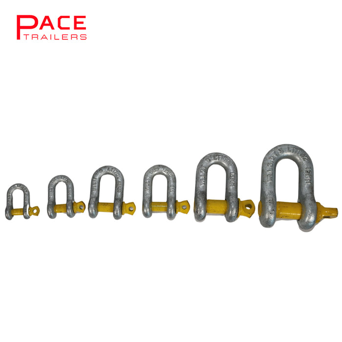 D Shackle Rated 8mm - 750 Kg
