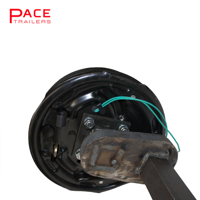 50mm Square Drop Axle Braked (2T Bearings) (4" drop)