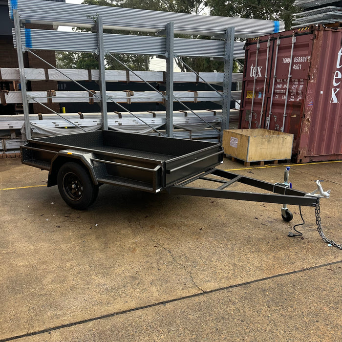 8x5 Single Axle Box Trailer