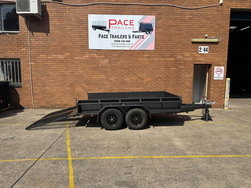 10x6 Box Trailer with Full-Width Mesh Ramp — Pace Trailers Pty Ltd