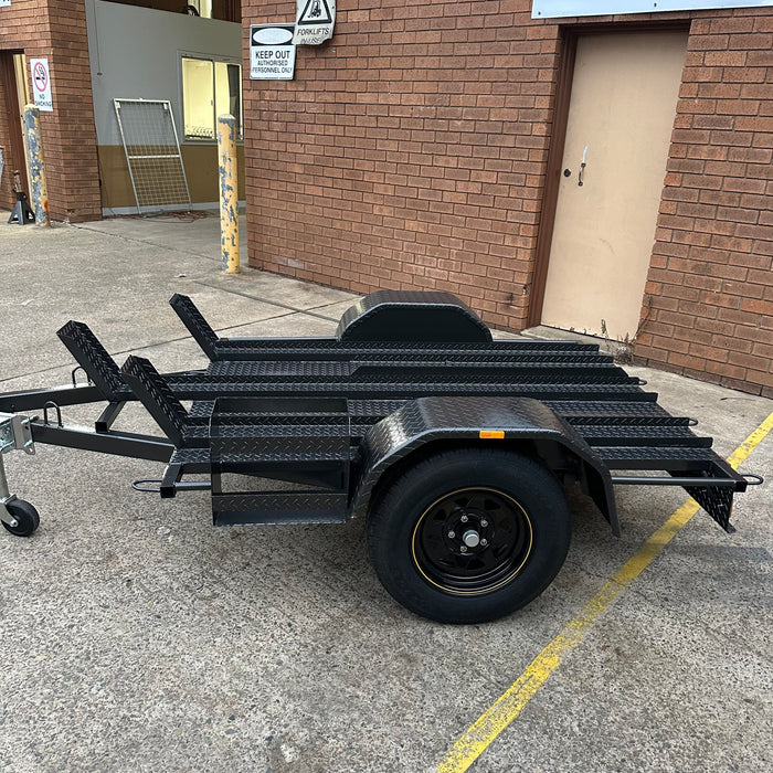 6x4 Premium Bike Trailer with Bike Channels