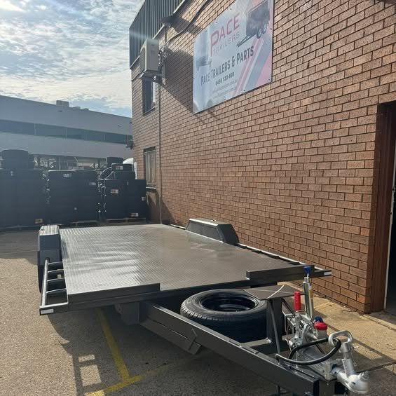 16'x6'6" Semi Flat Car Trailer