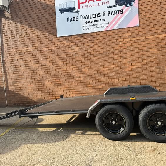 16'x6'6" Semi Flat Car Trailer