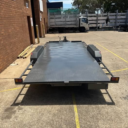 16'x6'6" Semi Flat Car Trailer