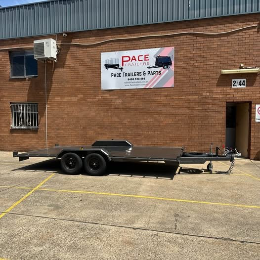 16'x6'6" Semi Flat Car Trailer