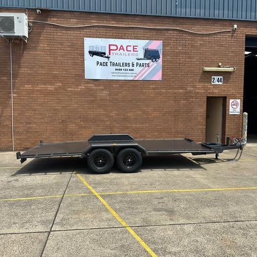 16'x6'6" Semi Flat Car Trailer