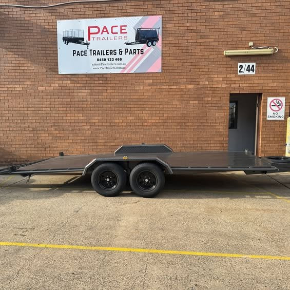 16'x6'6" Semi Flat Car Trailer