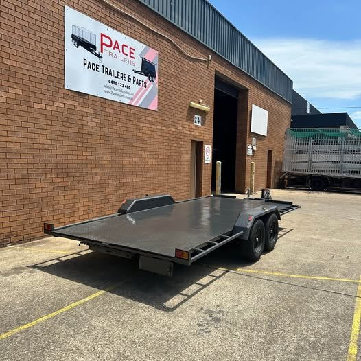 16'x6'6" Semi Flat Car Trailer