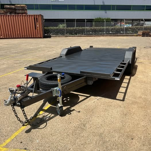 16'x6'6" Semi Flat Car Trailer