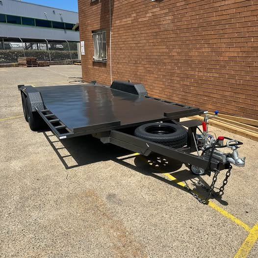 16'x6'6" Semi Flat Car Trailer