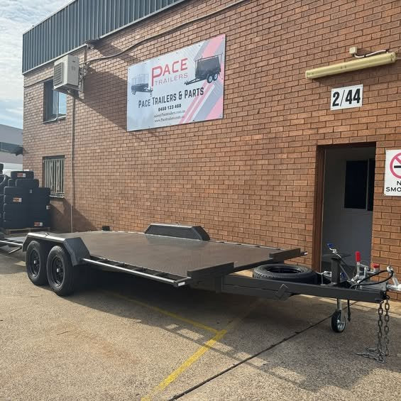 16'x6'6" Semi Flat Car Trailer