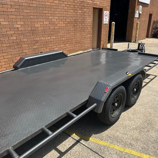 16'x6'6" Semi Flat Car Trailer