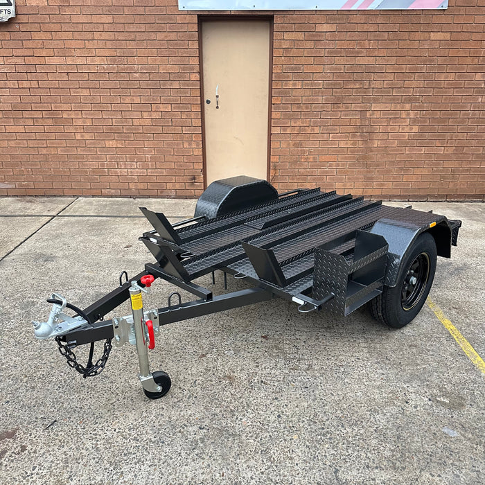 6x4 Premium Bike Trailer with Bike Channels
