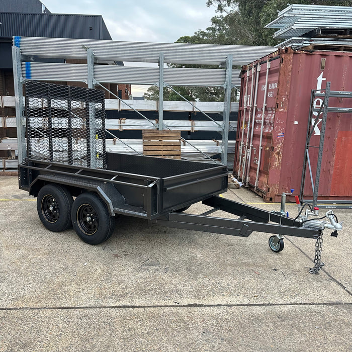 8x5 Heavy-Duty Box Trailer with Mesh Ramp