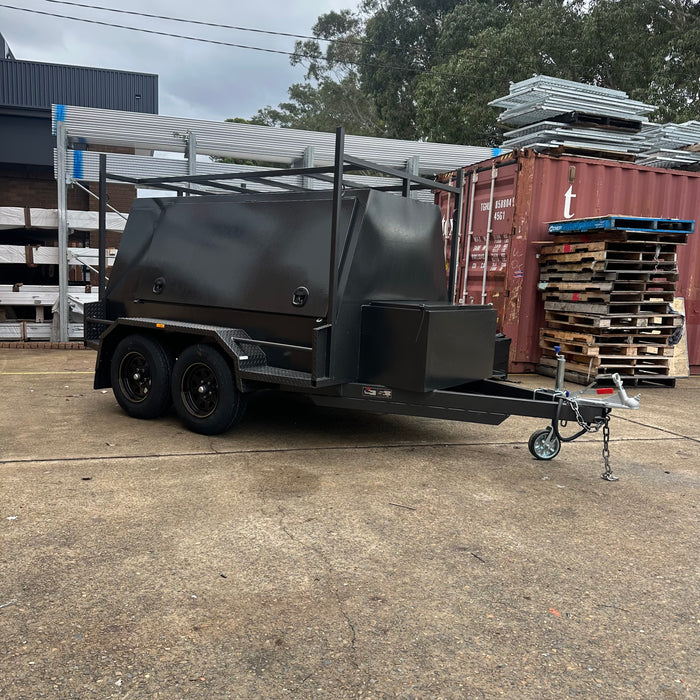 8x5 Tradesman Top Trailer with Centre Locking, Storage Drawers & Compressor Box