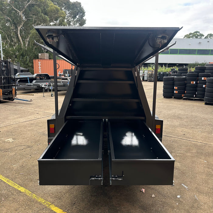 8x5 Tradesman Top Trailer with Centre Locking, Storage Drawers & Compressor Box