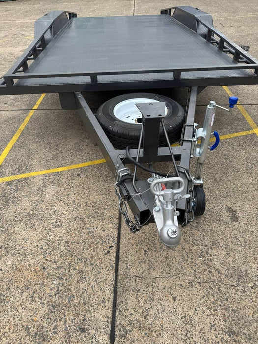 16x6.6 Car Trailer Beaver Tail With Sides