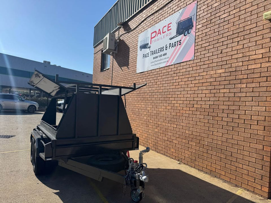 8x5 Tandem Tradesman Top Trailer With Back Door