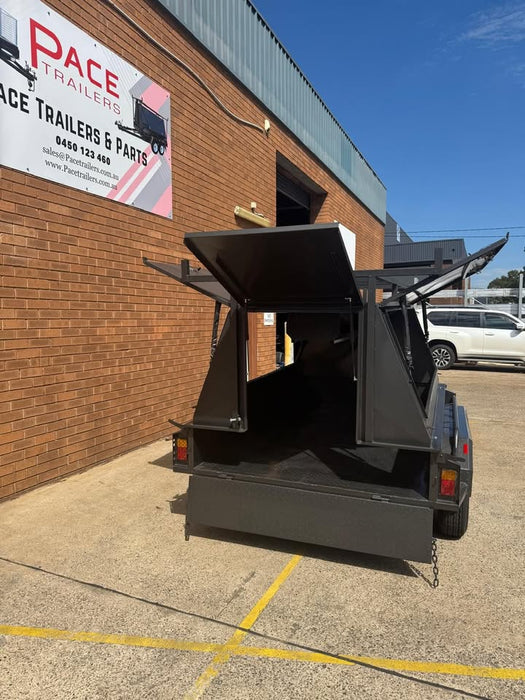 8x5 Tandem Tradesman Top Trailer With Back Door