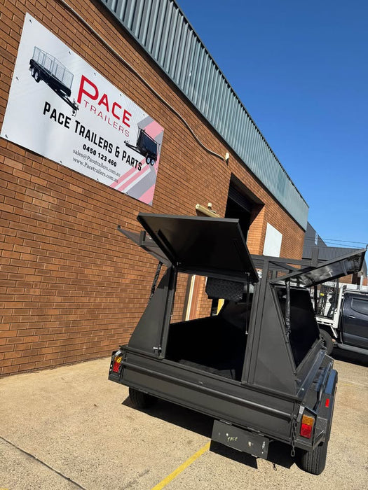 8x5 Tandem Tradesman Top Trailer With Back Door