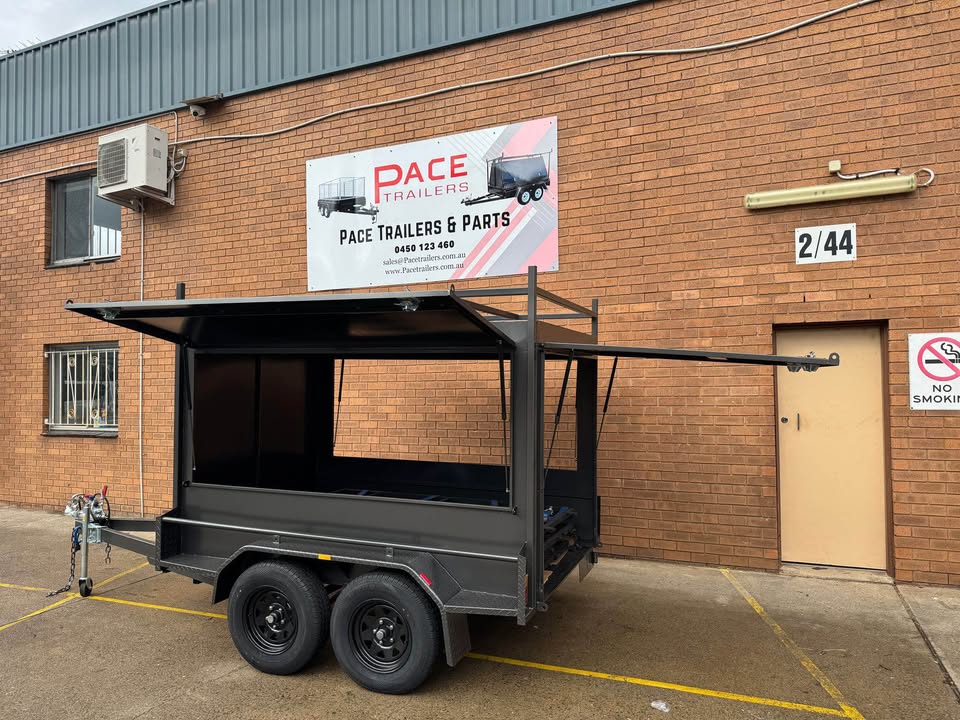 8x5 Tradesman Top Trailer Square Design with Full Back Door — Pace ...
