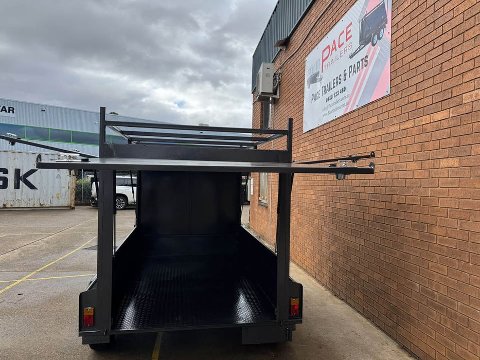 8x5 Tradesman Top Trailer Square Design with Full Back Door