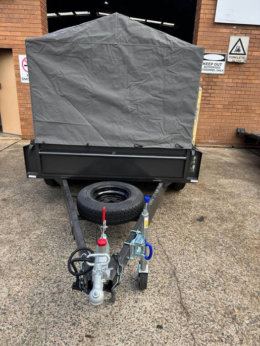 8x5 Box Trailer with Canvas Cover