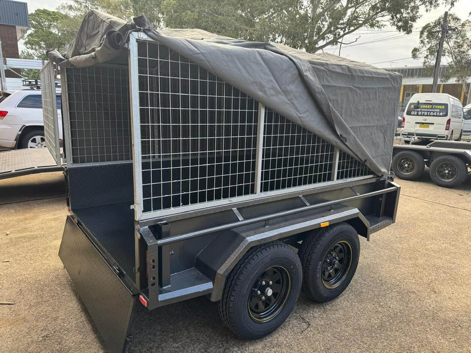 8x5 Box Trailer with Canvas Cover