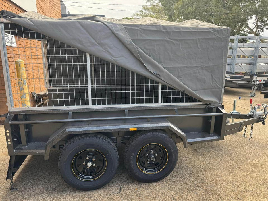 8x5 Box Trailer with Canvas Cover