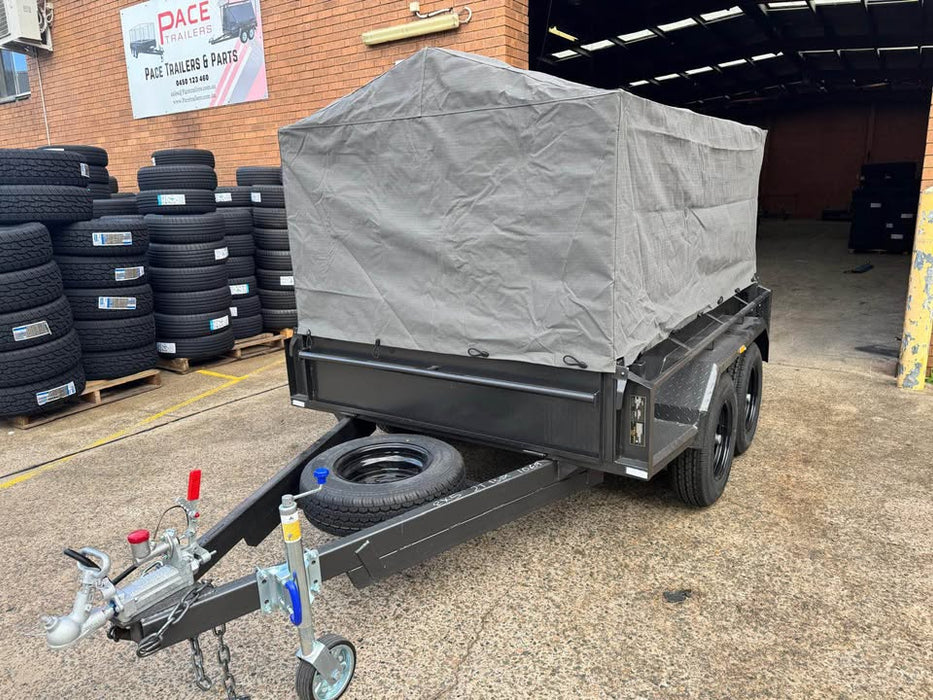 8x5 Box Trailer with Canvas Cover