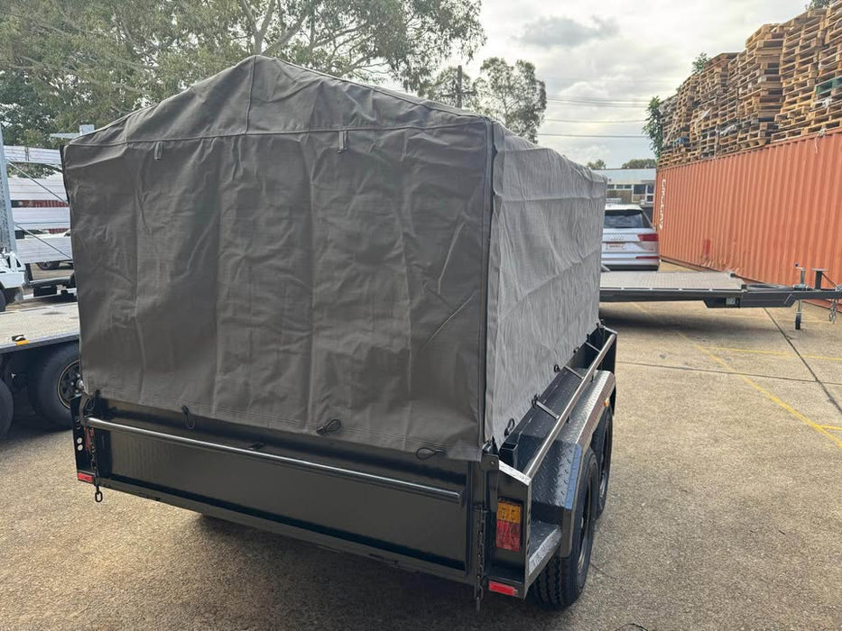 8x5 Box Trailer with Canvas Cover