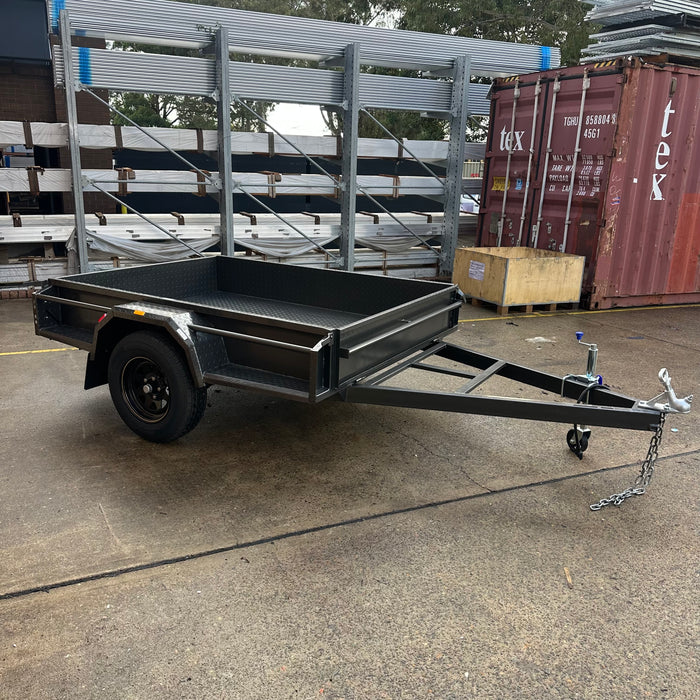 7x5 Single Axle Box Trailer