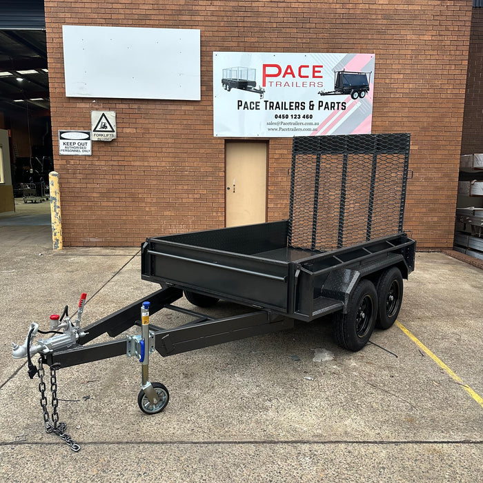 8x5 Heavy-Duty Box Trailer with Mesh Ramp