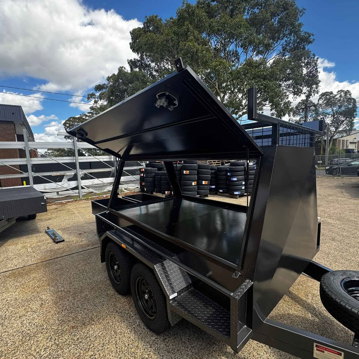 8x5 Tandem Tradesman Top Trailer With Full-Length Drawers